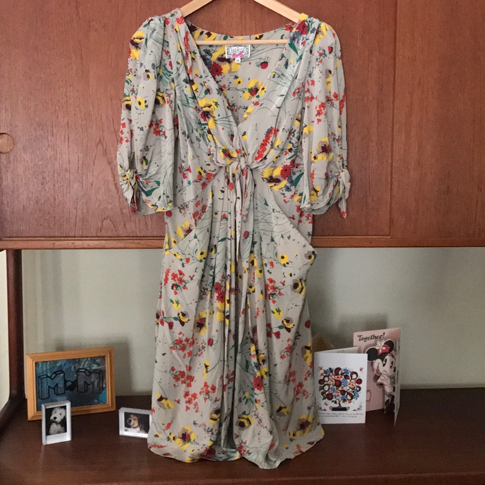 Anthropologie Baraschi brand soft silk dress - Picture 3 of 8